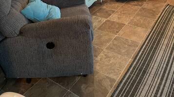 Smart TV, DVD player, music library, video library