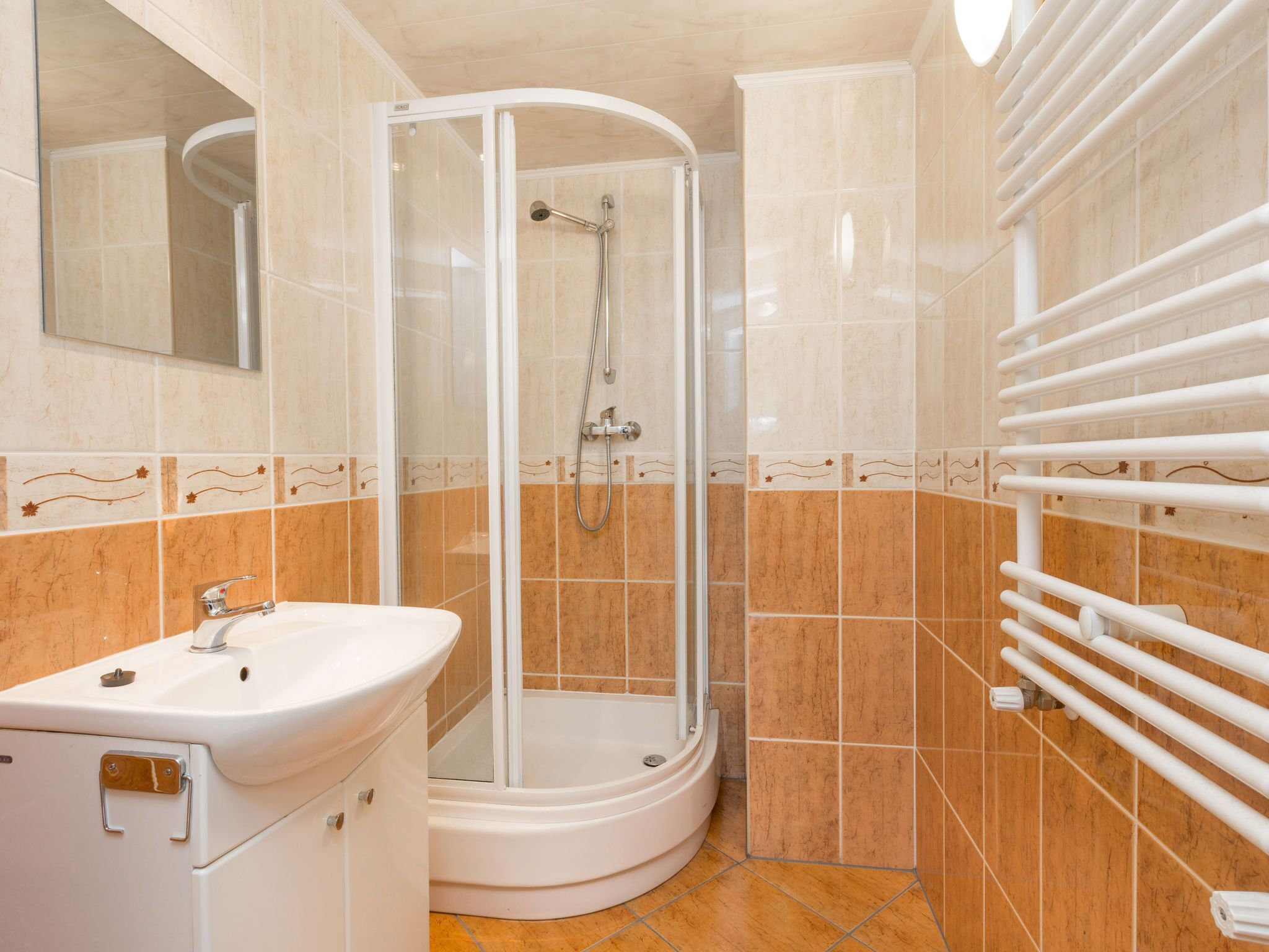 Chalet | Badkamer | Een douche