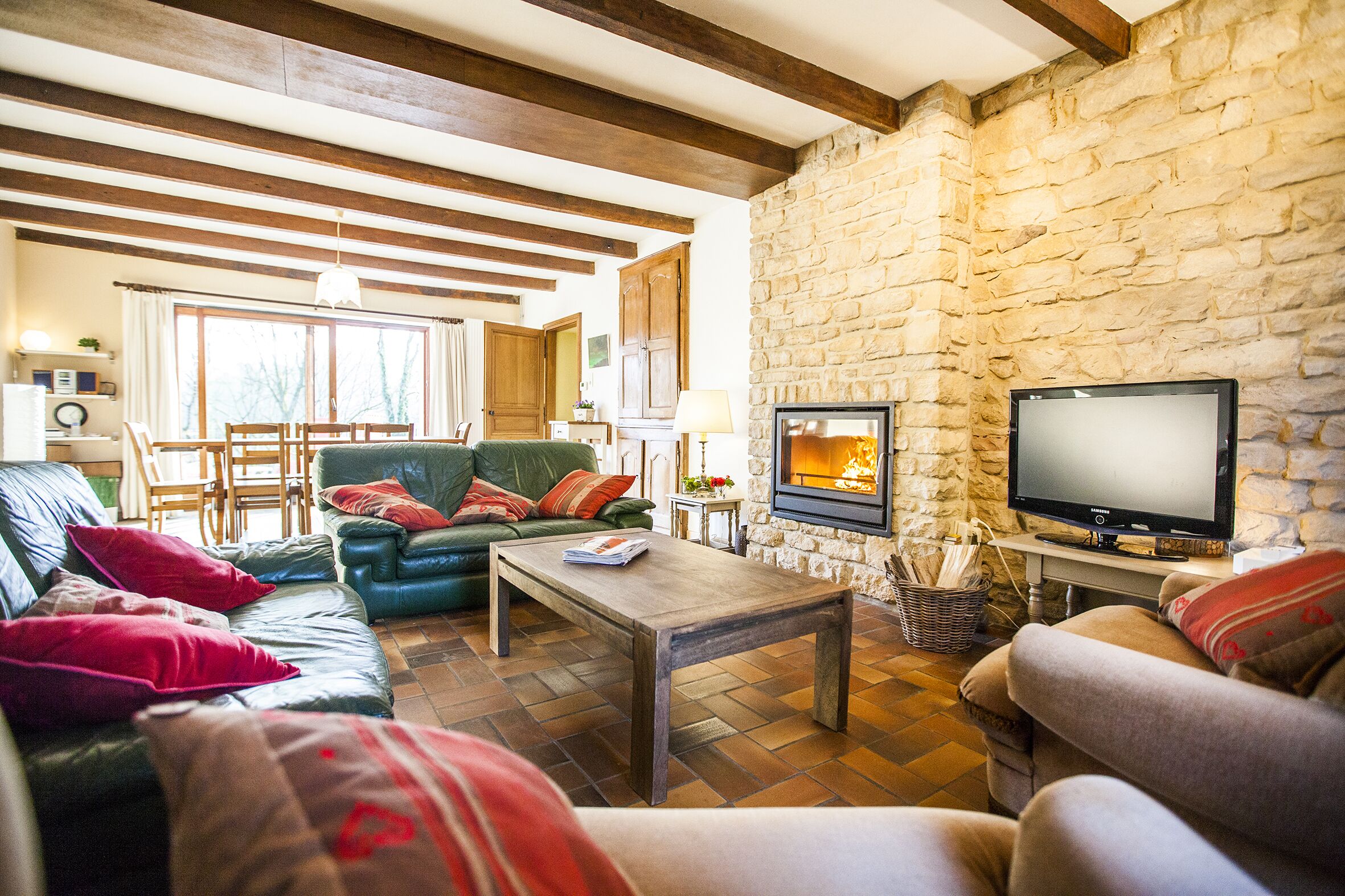 House with warm decor - non-main residence