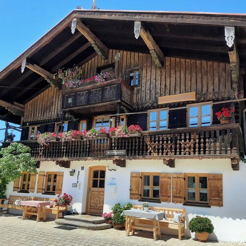 Zwei-Raum-Wohnung Bergblick 35qm, Dusche/WC, Extra-Schlafzimmer, Küche