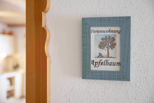 Zwei-Raum-Wohnung Apfelbaum mit Dusche/WC und Balkon-Herzlich Willkommen im Appartement Apfelbaum