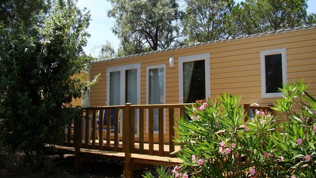 Mobile Home | Exterior - Mobile Home With Covered Terrace in the Quaint Camargue (Le Grau-Du-Roi)