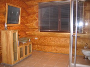 House | Bathroom | Shower - Quaint Holiday Home in Kröpelin With Balcony (Boergerende-Rethwisch)