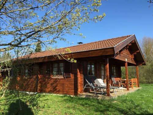Wooden Bungalow With a Stove, in a Nature Reserve