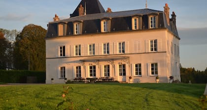 Castle in Asnieres With Tennis & Forest Views