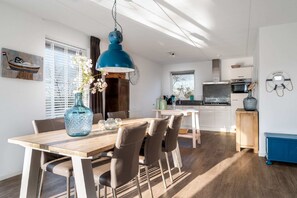 Dining - Holiday Home With Private Jetty on Water (Akkrum)