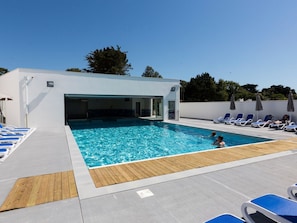 Outdoor pool - Cozy Flat in Bois de la Chaise (Noirmoutier-en-l'Ile)