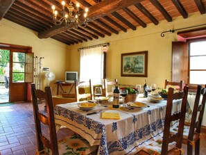 Dining - Chianti Hillside Farmhouse (Radda in Chianti)