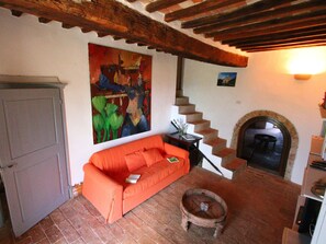 Living room - Heritage Cottage in Civitella Tuscany With Private Pool (Civitella Paganico)