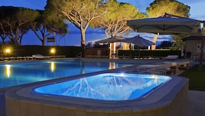 Outdoor pool - Semi-detached Holiday Home With AC in the South of Tuscany (Capalbio)