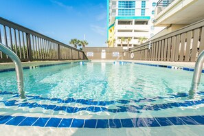 Pool - Oceanfront-402-- 3 Bedroom / 2 Bath Condo pet friendly in North Myrtle Beach (North Myrtle Beach)