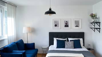 1 Schlafzimmer, Bügeleisen/Bügelbrett, kostenloses WLAN, Bettwäsche