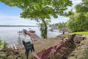 Terrace/patio - Twilight Cove: "Beautiful Sunset Views on Canandaigua Lake!" (Canandaigua)