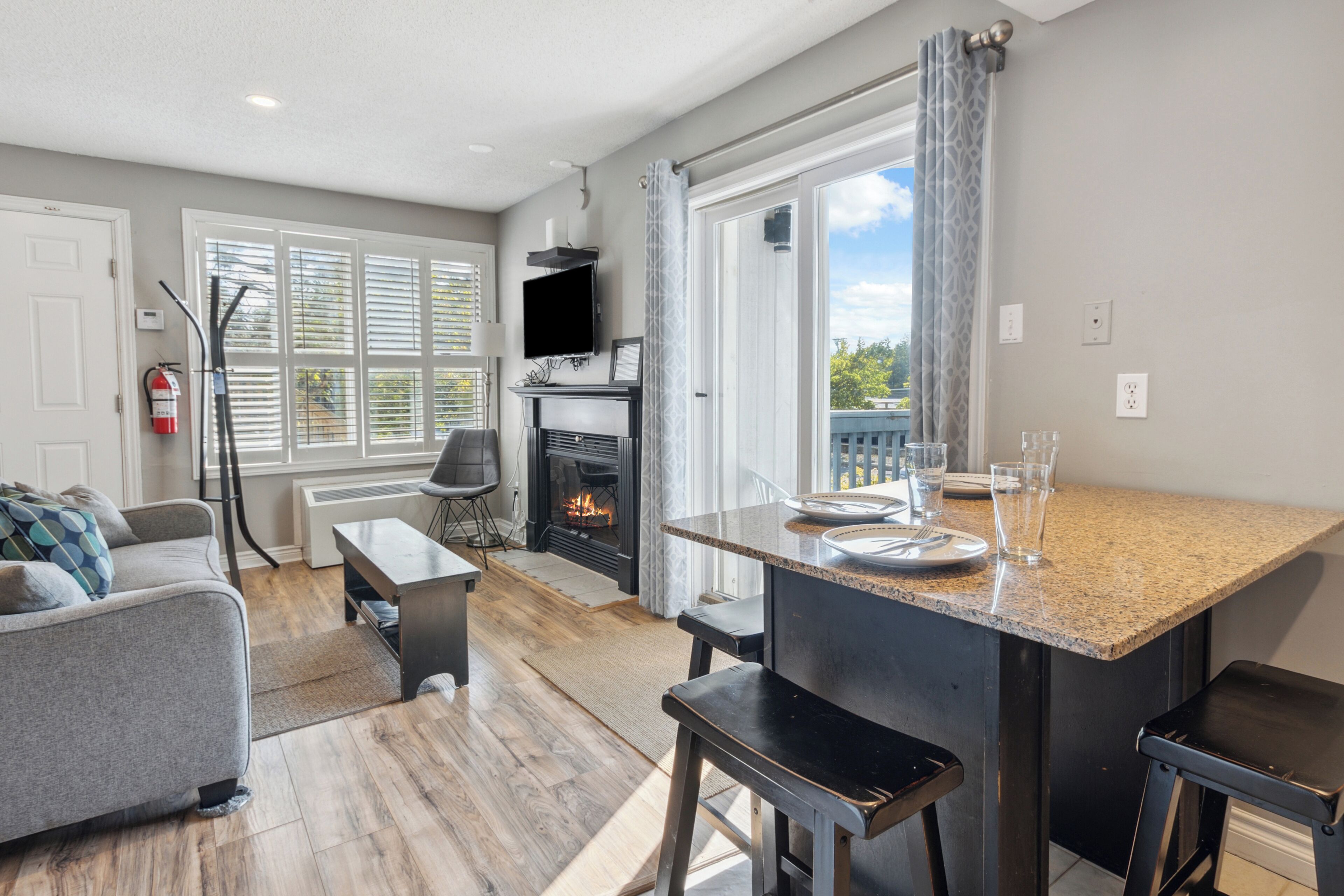 307 North Creek - Dogs Allowed | Living area | Flat-screen TV