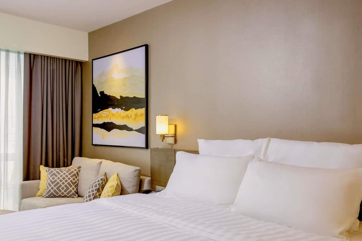 1 bedroom, hypo-allergenic bedding, in-room safe, desk