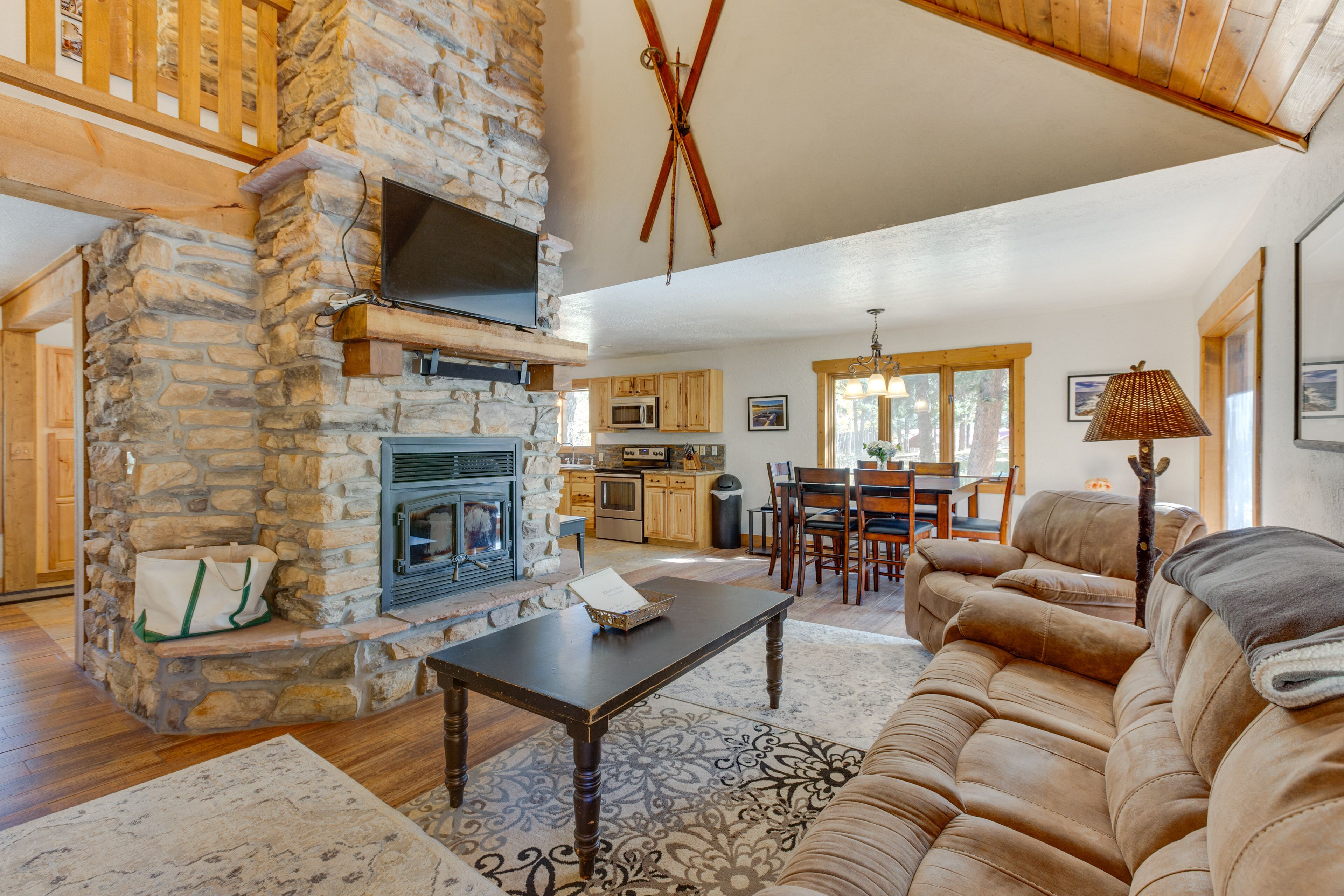 Tranquil Angel Fire Cabin w/Deck: 1Mi to Golf/Fish