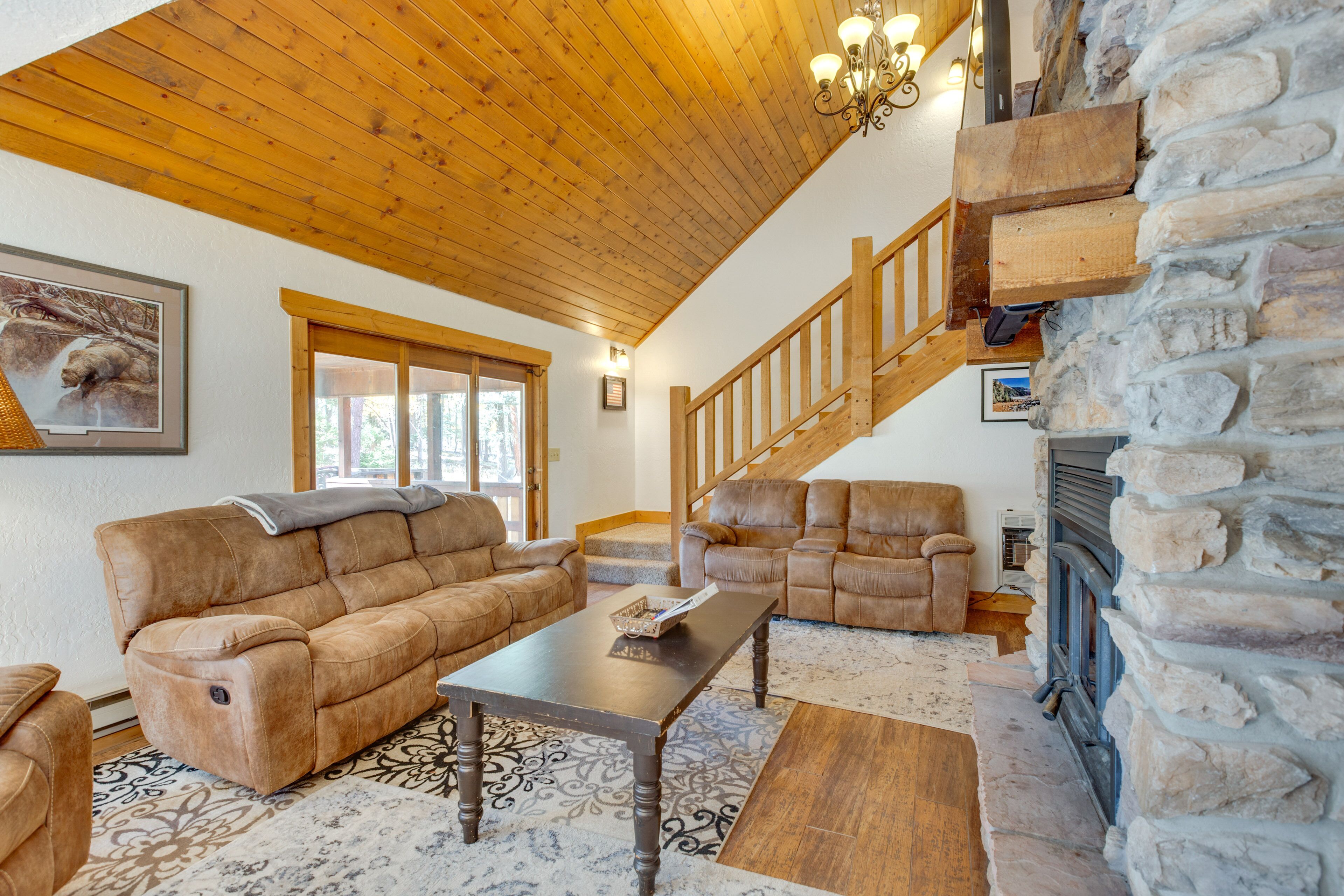 Tranquil Angel Fire Cabin w/Deck: 1Mi to Golf/Fish