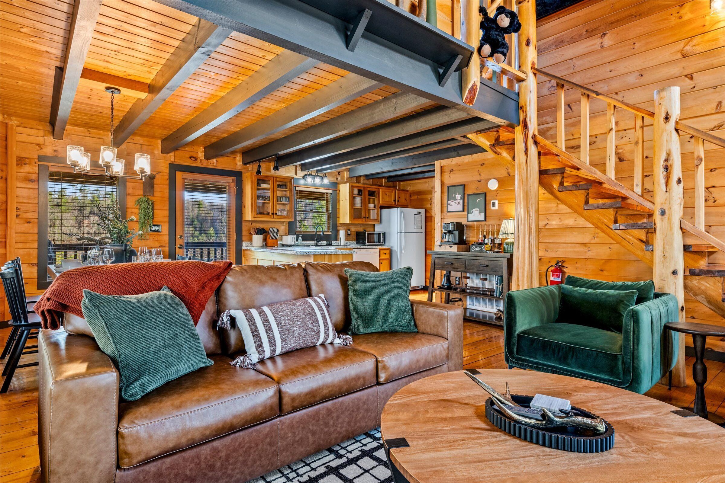 Smart TV, chimenea, reproductor de DVD y videoteca 