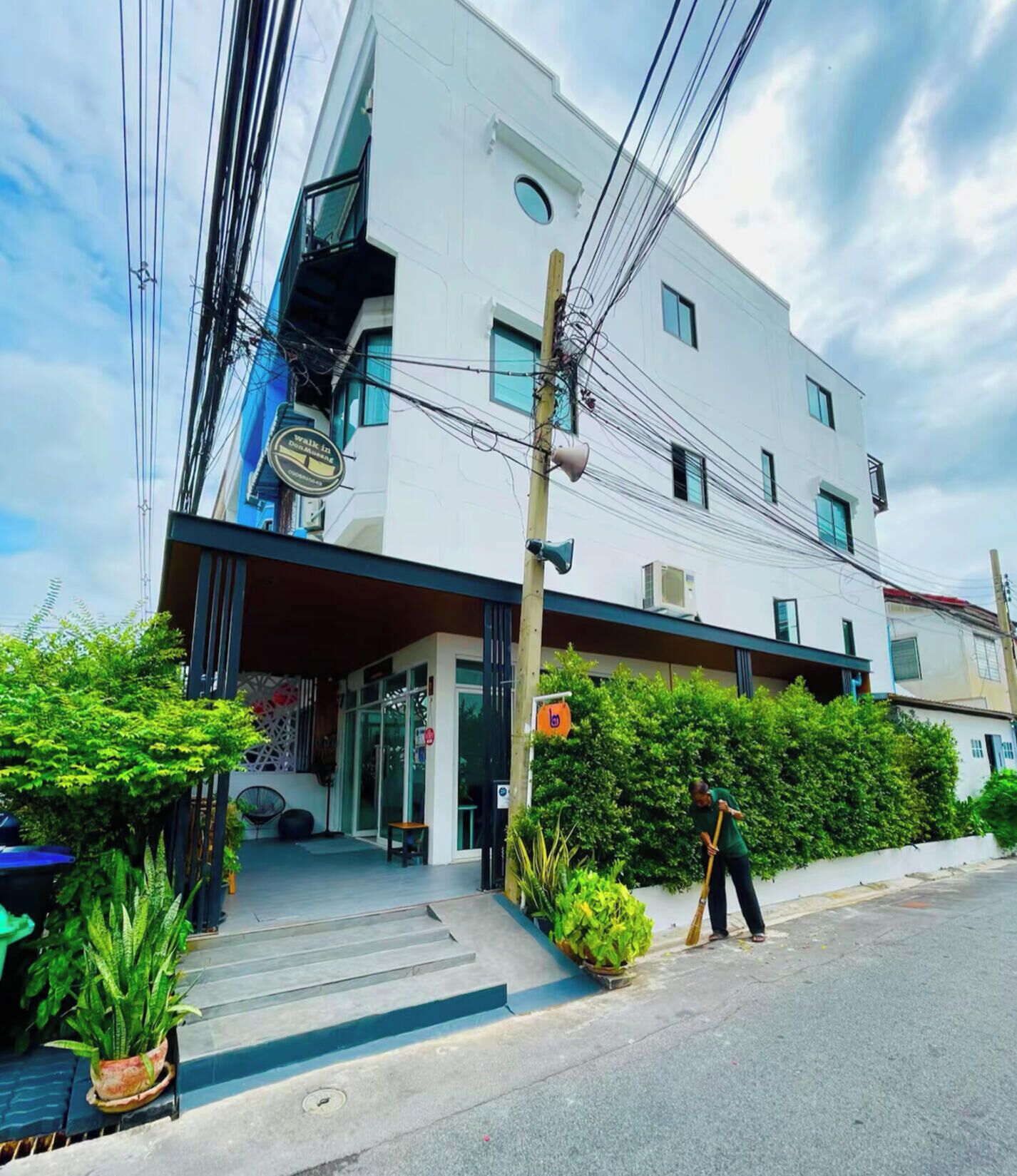 Majoituspaikan julkisivu