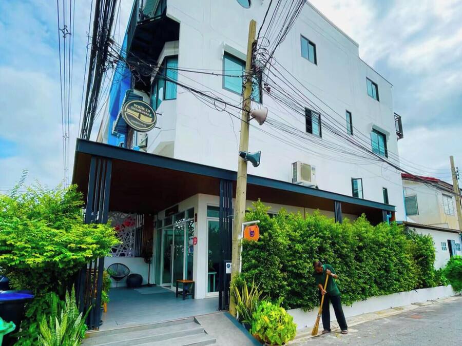 Façade de l’hébergement