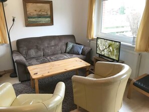 Fernseher, Kamin