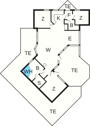 House | Floor plan - 10 Person Holiday Home in Rudkobing-by Traum (Rudkobing)