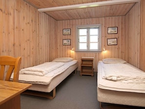 3 bedrooms, individually furnished, cribs/infant beds