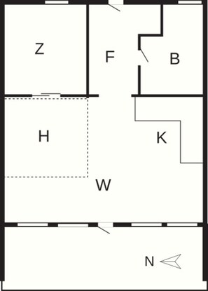 Floor plan - 4 Person Holiday Home in Aeroskobing-by Traum (Aeroskobing)