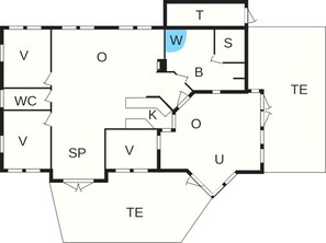 Casa | Planta do andar