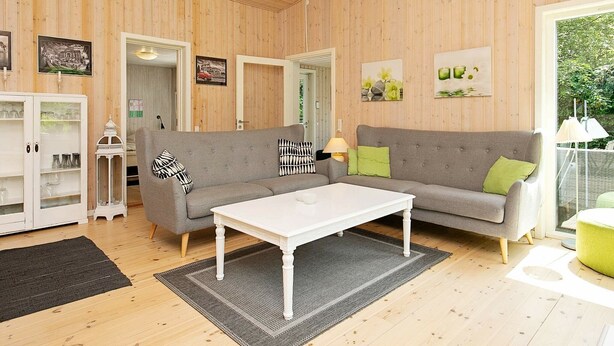 House | Living room | DVD player - Lovely Holiday Home in Falster Denmark With Terrace (Vaeggerlose)
