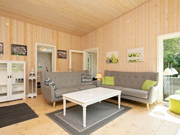 House | Living room - Lovely Holiday Home in Falster Denmark With Terrace (Vaeggerlose)