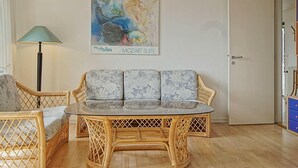 Living area - Stylish Apartment in Bornholm With Terrace (Allinge)