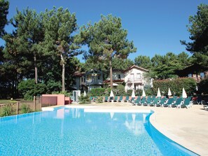 Outdoor pool - Atmospheric Apartment Near Lacanau, Surrounded by a Forest (Lacanau)