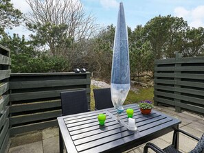 Outdoor dining - 4 Person Holiday Home in Vejers Strand (Vejers Strand)