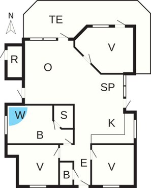 House | Floor plan - 8 Person Holiday Home in Ulfborg-by Traum (Ulfborg)