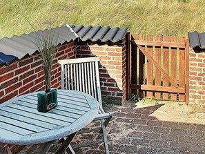 Outdoor dining - 4 Person Holiday Home in Ringkobing (Ringkobing)