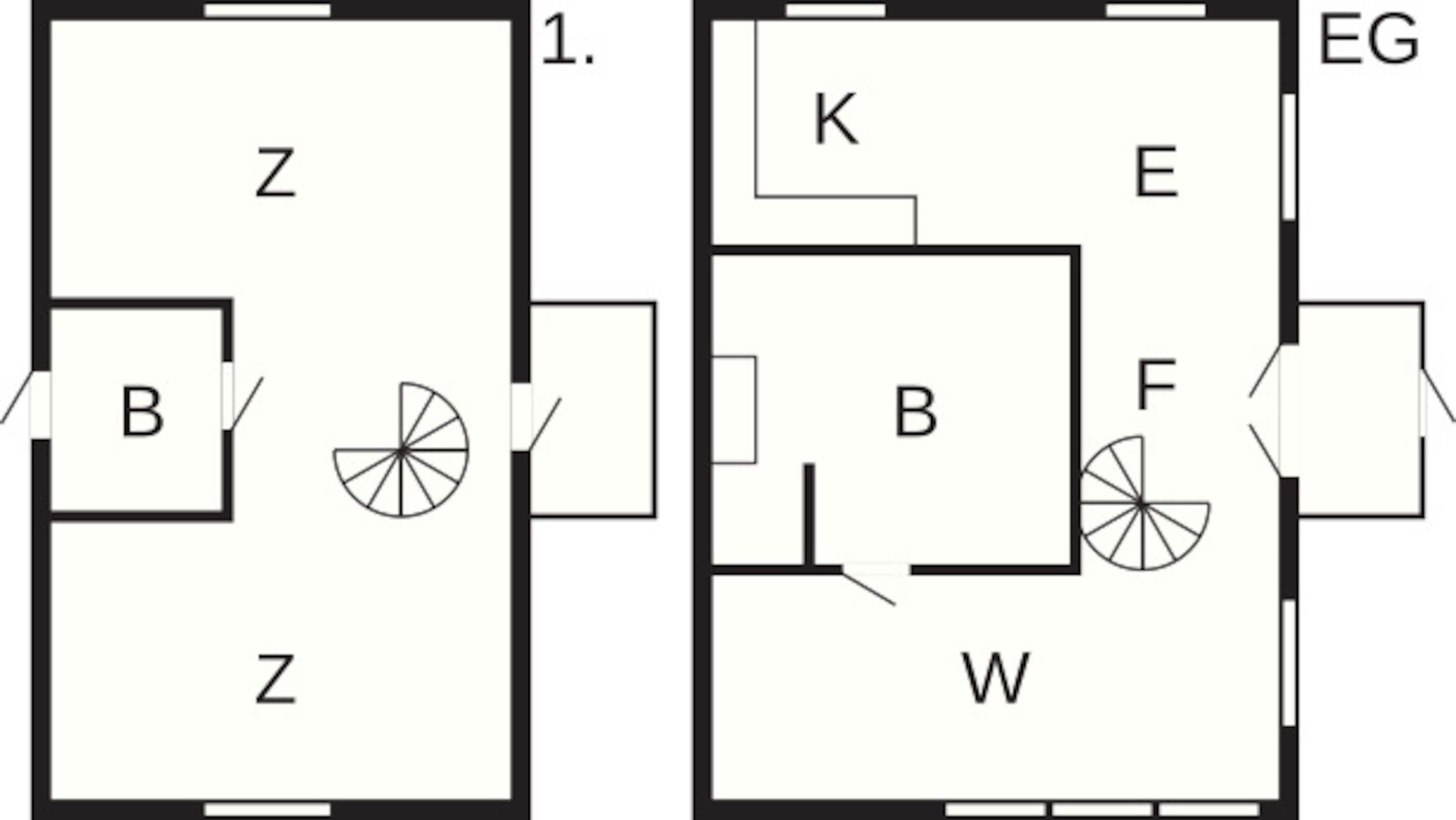 独立别墅 | 楼层平面图