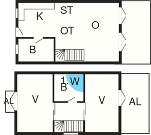 Floor plan - 4 Star Holiday Home in Blavand (Blavand)