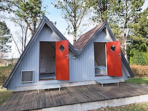 Hus | Udsigt fra overnatningsstedet