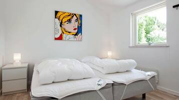 3 chambres, lits bébé