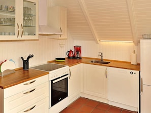 House | Private kitchen | High chair - 6 Person Holiday Home in Norre Nebel (Norre Nebel)