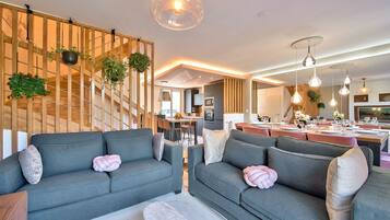 Smart TV, Netflix, DVD player, books