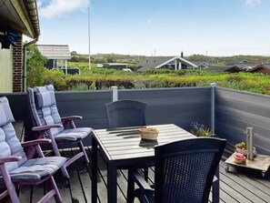 Balcony - Beautiful Holiday Home in Vinderup Near Sea (Vinderup)