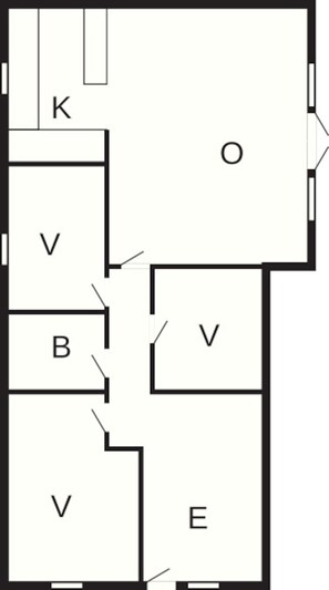 House | Floor plan - 6 Person Holiday Home in Roslev-by Traum (Roslev)