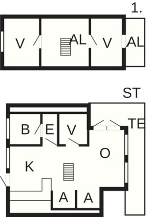 House | Floor plan - Seaside Escape With Views - By Traum Ferienwohnungen (Allinge)