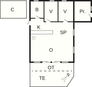 House | Floor plan - Cozy Seaside Cottage - By Traum Ferienwohnungen (Broager)
