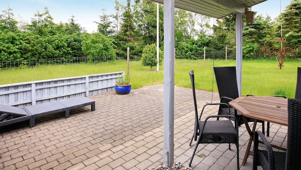 Balcony - Undisturbed Holiday Home in Hals With Barbecue (Hals)