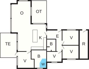 独立别墅 | 楼层平面图