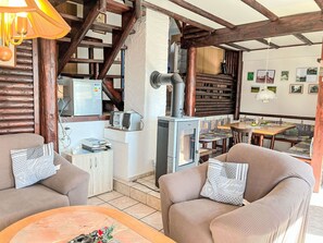 Fernseher, Kamin