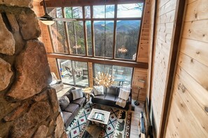 Smart TV, fireplace, video games, foosball